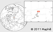 Blank Location Map of Chernut'yevo