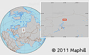 Gray Location Map of Chernut'yevo