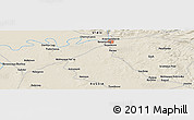 Shaded Relief Panoramic Map of Chernut'yevo
