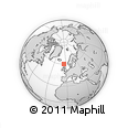 Outline Map of the Area around 60° 16' 48" N, 5° 1' 30" W, rectangular outline