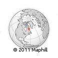 Outline Map of the Area around 60° 16' 48" N, 64° 31' 30" W, rectangular outline
