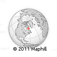 Outline Map of the Area around 60° 16' 48" N, 66° 13' 29" W, rectangular outline