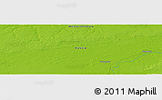 Physical Panoramic Map of the area around 60° 16' 48" N, 73° 10' 30" E