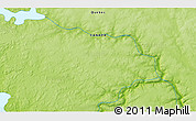 Physical 3D Map of the area around 60° 16' 48" N, 73° 1' 30" W