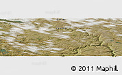 Satellite Panoramic Map of the area around 60° 16' 48" N, 73° 1' 30" W