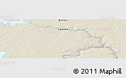 Shaded Relief Panoramic Map of the area around 60° 16' 48" N, 73° 1' 30" W