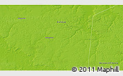 Physical 3D Map of the area around 60° 16' 48" N, 76° 34' 29" E