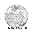 Outline Map of the Area around 60° 16' 48" N, 83° 22' 30" E, rectangular outline