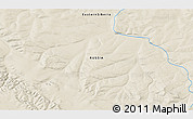 Shaded Relief 3D Map of the area around 60° 16' 48" N, 94° 25' 30" E