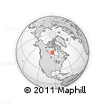 Outline Map of the Area around 60° 16' 48" N, 95° 7' 30" W, rectangular outline