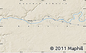 Shaded Relief Map of the area around 60° 16' 48" N, 99° 31' 30" E