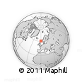 Outline Map of the Area around 60° 37' 44" N, 0° 4' 30" E, rectangular outline