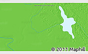 Political 3D Map of the area around 60° 37' 44" N, 112° 7' 30" W