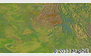 Satellite 3D Map of the area around 60° 37' 44" N, 112° 7' 30" W