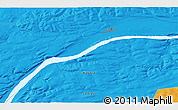 Political 3D Map of the area around 60° 37' 44" N, 114° 49' 29" E