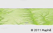 Physical Panoramic Map of the area around 60° 37' 44" N, 119° 55' 30" E