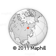 Outline Map of the Area around 60° 37' 44" N, 121° 37' 30" E, rectangular outline