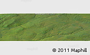 Satellite Panoramic Map of the area around 60° 37' 44" N, 122° 19' 29" W