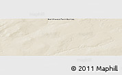 Shaded Relief Panoramic Map of the area around 60° 37' 44" N, 122° 19' 29" W