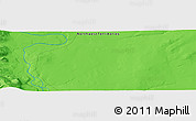 Political Panoramic Map of the area around 60° 37' 44" N, 123° 10' 30" W