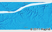 Political 3D Map of the area around 60° 37' 44" N, 125° 1' 30" E