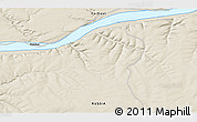 Shaded Relief 3D Map of the area around 60° 37' 44" N, 125° 1' 30" E
