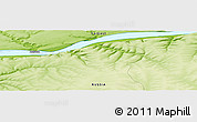 Physical Panoramic Map of the area around 60° 37' 44" N, 125° 1' 30" E
