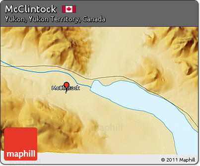 Physical 3D Map of McClintock
