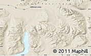 Shaded Relief Map of Mendenhall Landing
