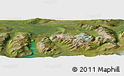 Satellite Panoramic Map of Mendenhall Landing