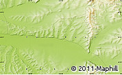 Physical Map of the area around 60° 37' 44" N, 136° 4' 29" E