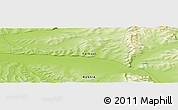Physical Panoramic Map of the area around 60° 37' 44" N, 136° 4' 29" E