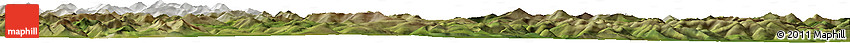 Satellite Horizon Map of the Area around 60° 37' 44" N, 142° 1' 30" E