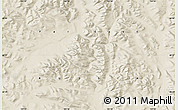 Shaded Relief Map of the area around 60° 37' 44" N, 143° 43' 29" E
