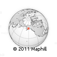 Outline Map of the Area around 60° 37' 44" N, 150° 22' 30" W, rectangular outline