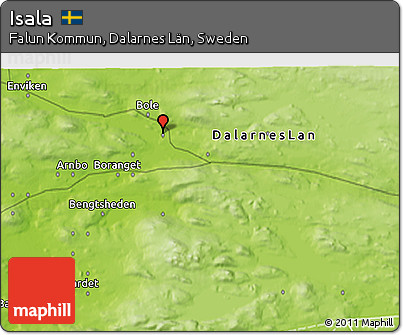 Physical 3D Map of Isala
