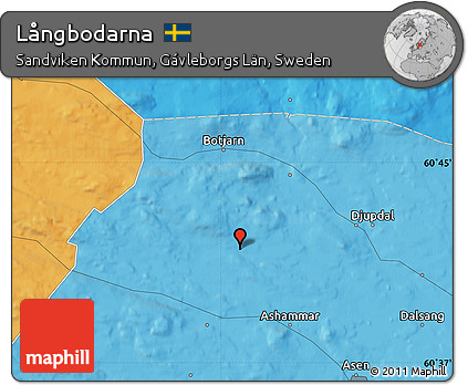 Political Map of Långbodarna