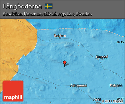 Political Map of Långbodarna
