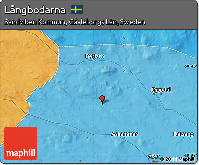 Political Map of Långbodarna