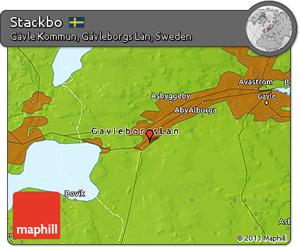 Physical 3D Map of Stackbo