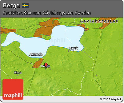 Physical 3D Map of Berga