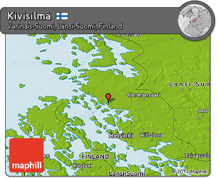 Physical 3D Map of Kivisilmä
