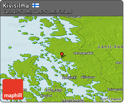 Physical 3D Map of Kivisilmä