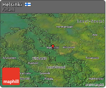 Satellite 3D Map of Helsinki