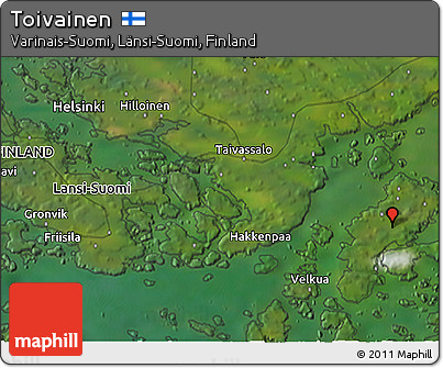 Satellite 3D Map of Toivainen
