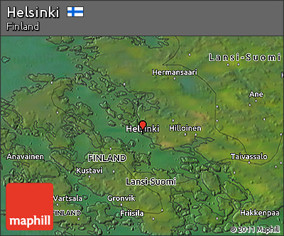 Satellite 3D Map of Helsinki
