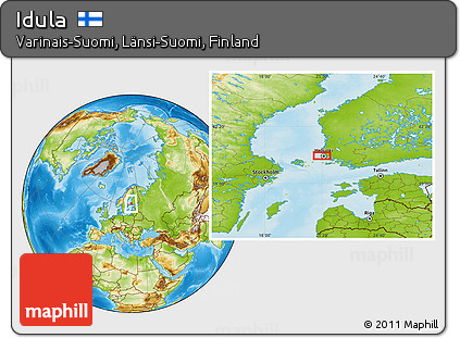 Physical Location Map of Idula