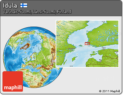Physical Location Map of Idula