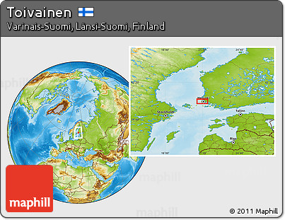 Physical Location Map of Toivainen