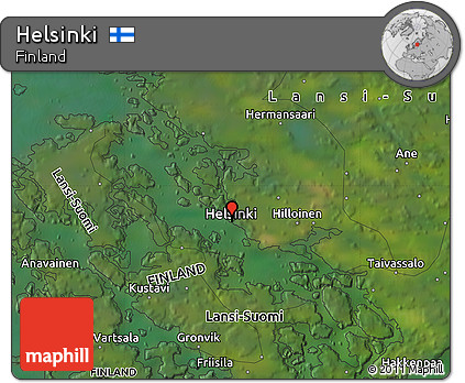 Satellite Map of Helsinki